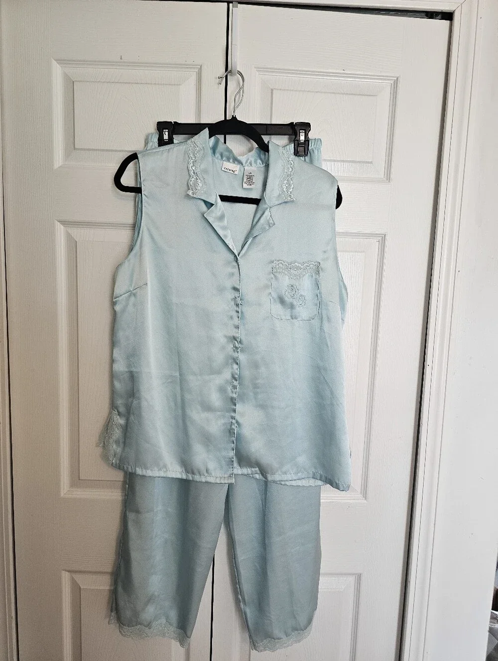 Enchanting Silky Feel 2pc Pajama Set Sz Large